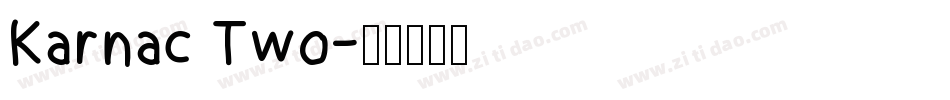 Karnac Two字体转换